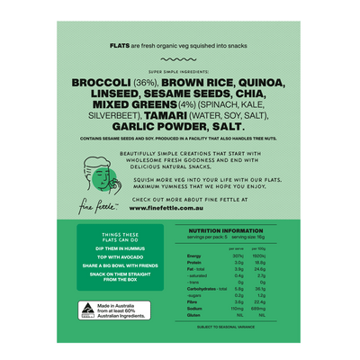 Organic Broccoli with Mixed Greens - Healthy Snacks