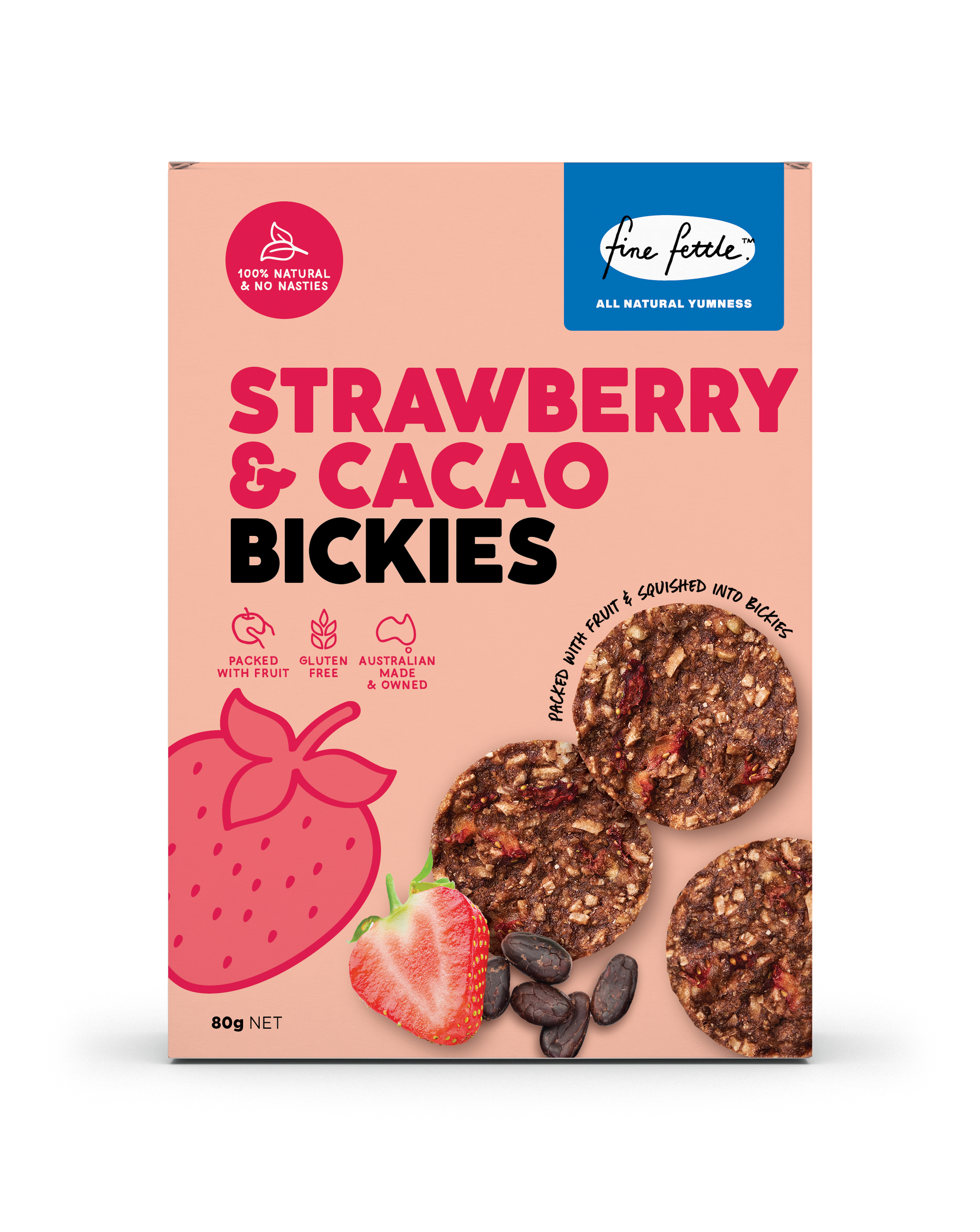 Strawberry & Cacao Bickies