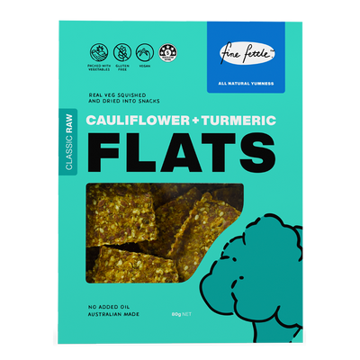 Cauliflower & Turmeric Flats - Healthy Snacks