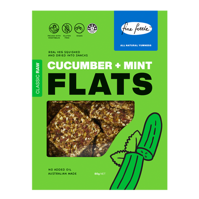 Cucumber & Mint Flats - Healthy Snacks