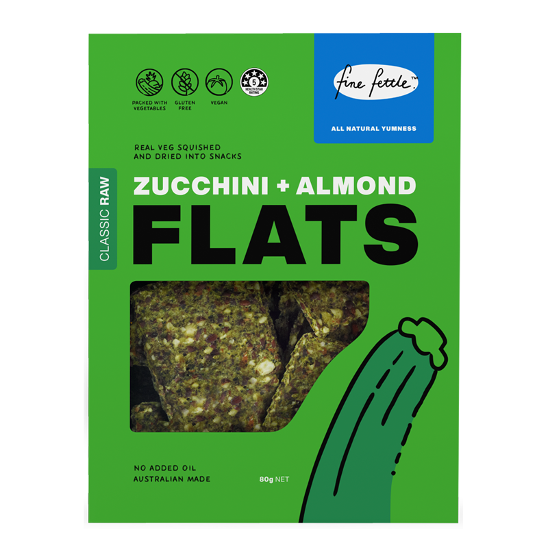 Zucchini & Almond Flats - Healthy Snacks