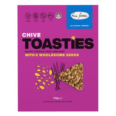 Chive Toasties - Healthy Snacks