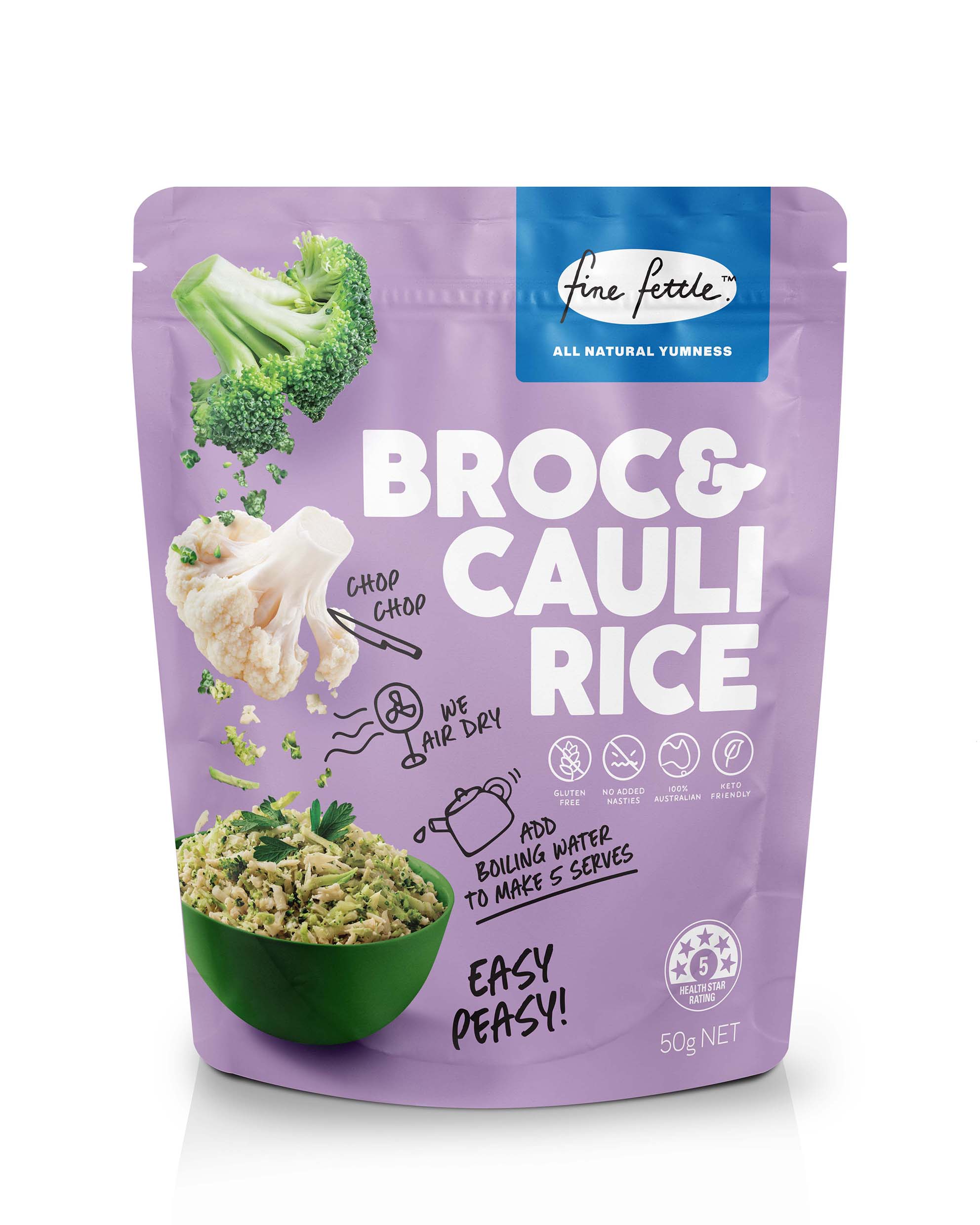Broccoli & Cauliflower Rice